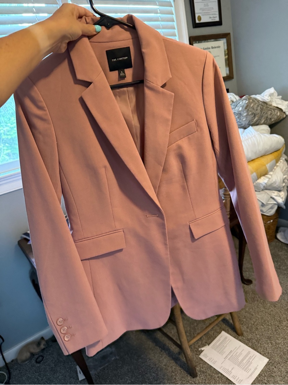 The Limited - Blush Pink Tailored Blazer